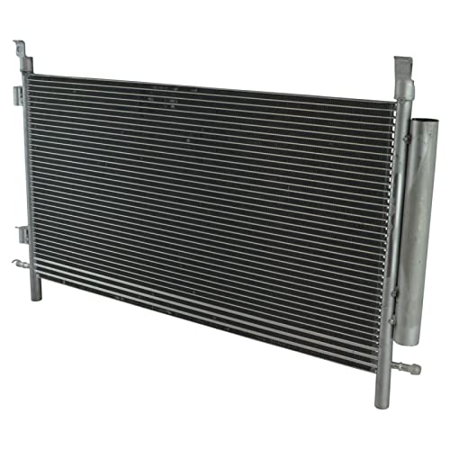 Image of TRQ A /C Condenser and Receiver Drier Assembly Compatible with 2010-2011 Chevrolet Camaro