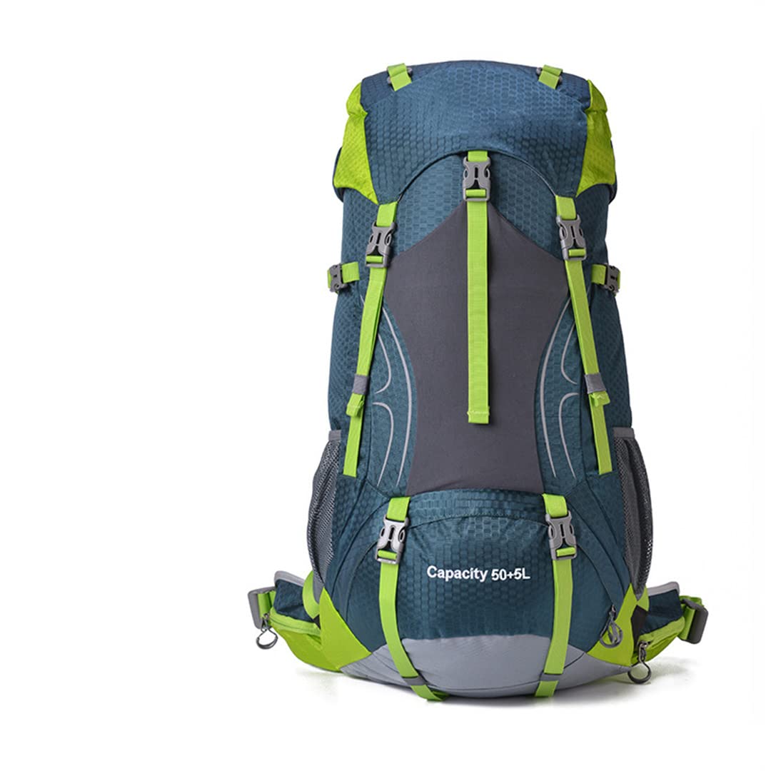 Hcclijo 55L impermeable de gran capacidad montañismo deportes al aire libre senderismo mochila al aire libre montañismo