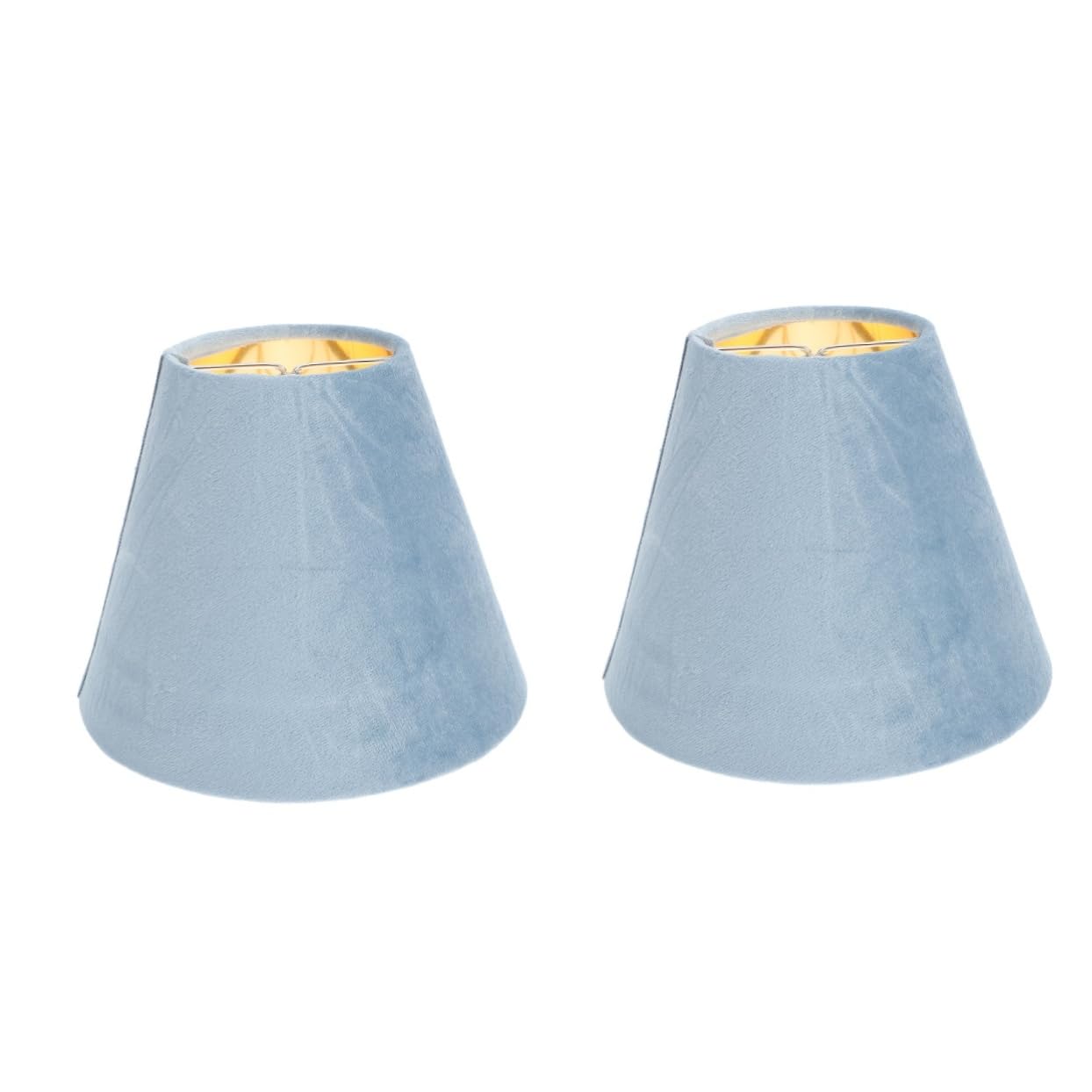 Hemobllo 2 Piezas pantalla de lámpara Decoración hogareña pequeña pantalla azul para lámpara de mesa mini mesa lampara escritorio lampara de mesa pantalla de luz decorativa simple paño Blue