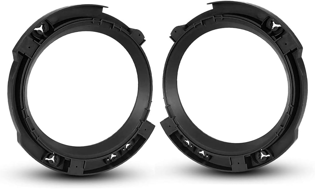 POETRYXIAO 7 inch Headlight Mounting Bracket Ring Set for 2007-2018 Jeep Wrangler JK