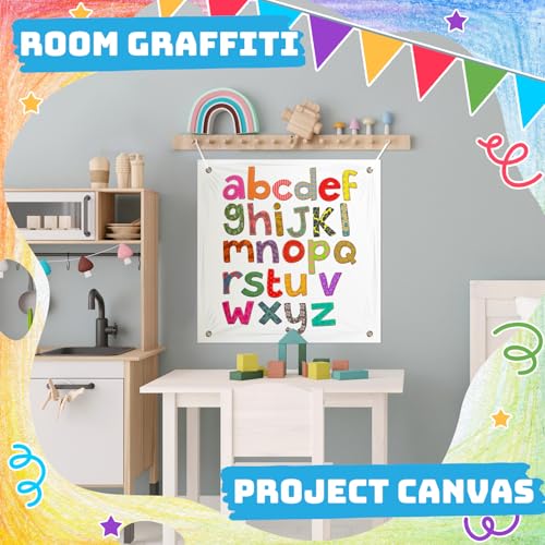 Image of Zonon Large Blank Banners And Signs Polyester Oxford Cloth Sublimation Banner To Decorate With Hanging Rope For Indoor Wall Outdoor Easy Hang Diy Signs For Business Office(White,2 x 2 Feet)