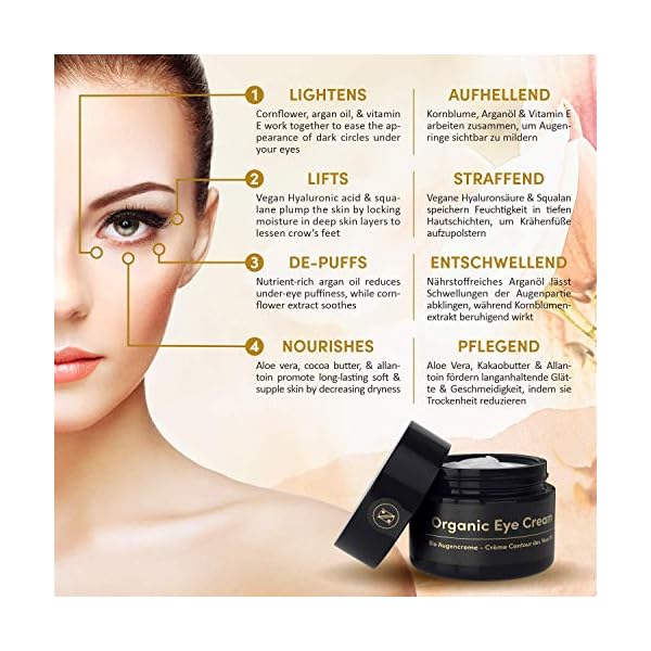Straffende Bio Augencreme Gegen Falten Und Augenringe 30ml Anti Falten Creme Mit Arganol Hyaluronsaure Aloe Vera Vitamin E Satin Naturel Anti Aging Naturkosmetik Made In Germany Vial Cosmetics