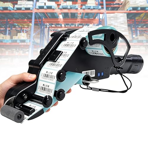 Aplicador automático de etiquetas de mano portátil para superficies planas