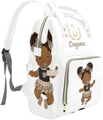 Miniatura 3 de Preciosas bolsas de pañales africanas con nombre impermeable para mamá, mochila de lactancia, bolsas de bebé, regalos para mujeres, Multi 21