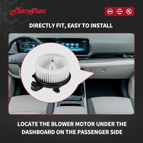 Marsflex Front Blower Motor 700298 for 2008-2022 Toyota Sequoia, for 2011-2017 Toyota Sienna, 2009 2010 2012 2013 2014 2015 2016 2018 2019 2020 2021 Blower Motor OE: 75050 87103-0C050 87103-0C051 by Marsflex - Image 5