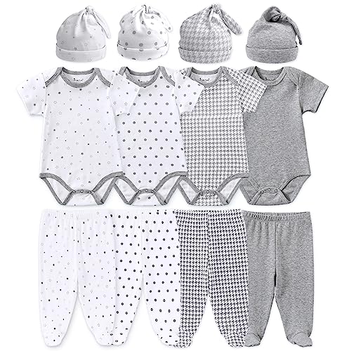 Image of Jimonda Baby BodySuit Set Boys BodySuit Girl 6-Piece Pants Set Infant Toddler Baby Sets