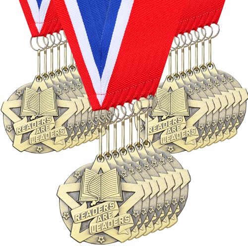 Medallas de metal de 5 cm para fiestas escolares y competiciones Quelay