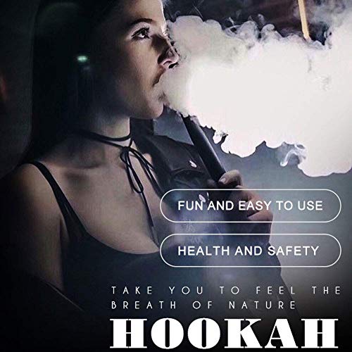 KDMB Shisha Shisha Set, Schlauch Shisha Komplettset Einfach zu zerlegen und zu reinigen mit LED Light Schlauchschale… – Bild 7