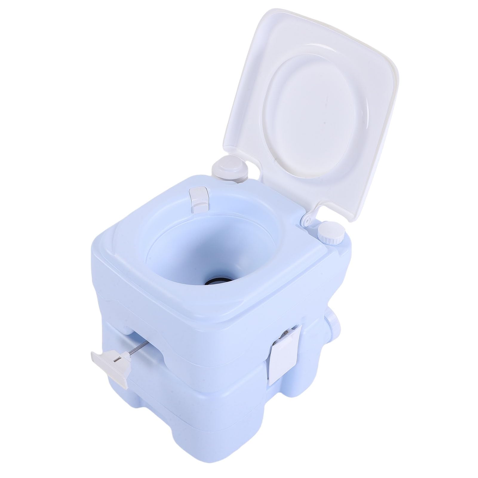 Cocoarm Tragbare Campingtoilette mit 5,2 Gallonen Fassungsvermögen, Auslaufsicher, Tragbare Reisetoilette mit Fäkalientank für Wanderungen und den Einsatz Im Wohnmobil