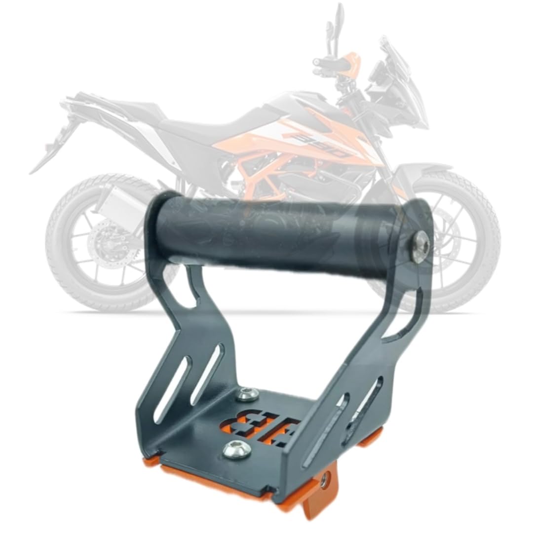 Gear UP KTM Adventure 390 2021|2022|2023 BS6 GPS |Mobile Smartphone Holder Mount, Black, Alloy Steel