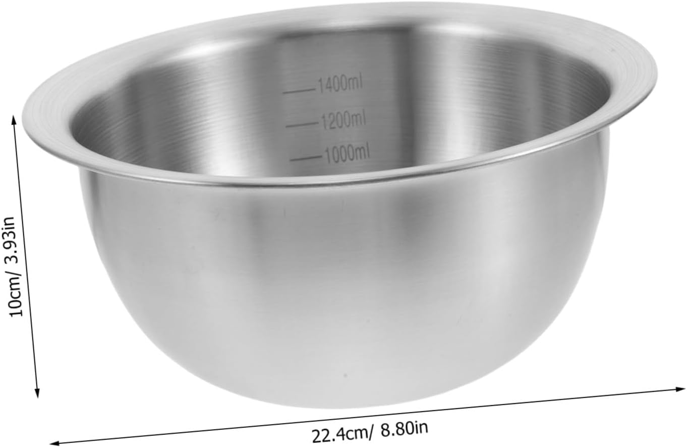 Stainless Steel Prospecting Wash Bowl for Field Mining 1400ml