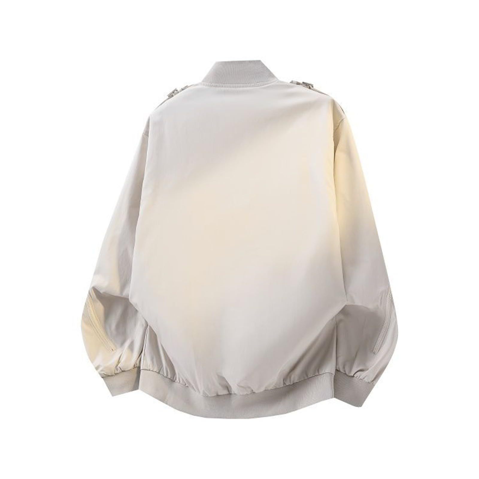 Generisch Herbst Jacken FüR Damen Lässige Baseballjacke im wasserabweisenden, leichten Oberbekleidungsstil mit lockerer Passform