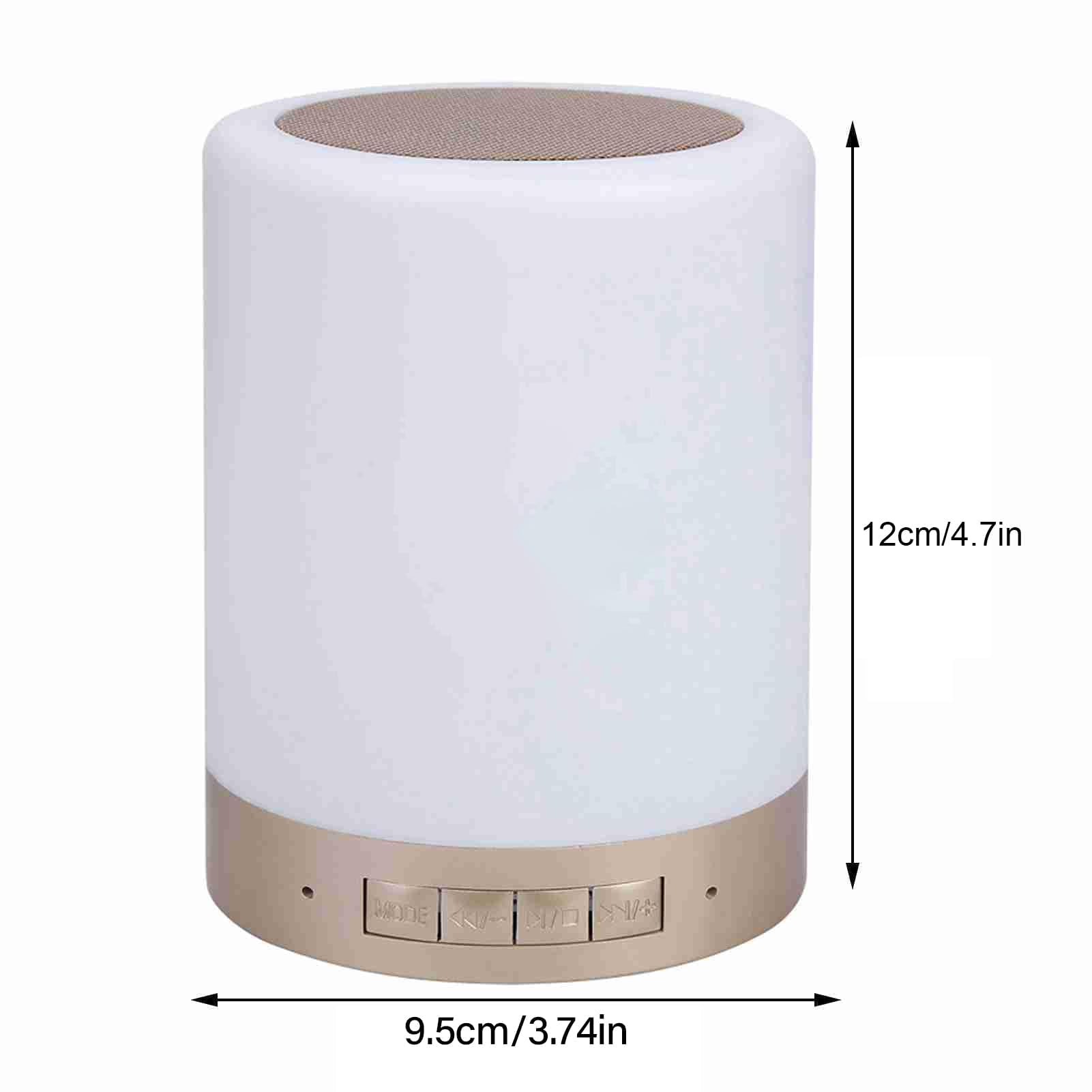 Atyhao 8GMP3 Coran Haut-Parleur avec Télécommande Tactile LED Lampe, 16 Langues pour Le Yoga Musique Joueurs Camping De Noël