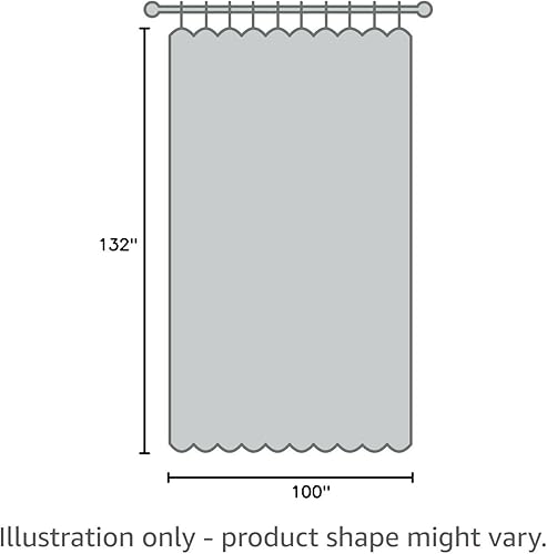 Cortinas traslúcidas blancas extralargas de 144, 156, 168, 192, 204, 216, 240 pulgadas de largo, cortinas altas para sala de estar de 2 pisos de