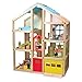 Produktbild Melissa & Doug Puppenhochhaus aus Holz mit Möbeln und Spielfiguren (18 Teile)
