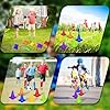 KIMIGO Juego de Juegos de Carnaval 3 en 1,Juego de Lanzamiento de Anillos,Juegos de Lanzamiento,Juegos para Exteriores,Ring Toss Game Set para Niños,Ideal para Cumpleaños y Fiestas al Aire Libre #5