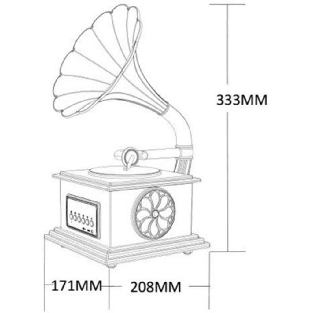 Bluetooth de reproducción de Discos, Tocadiscos Retro, Plato Giratorio con Altavoces estéreo incorporados, diseño de Maleta, grabadora Blanca