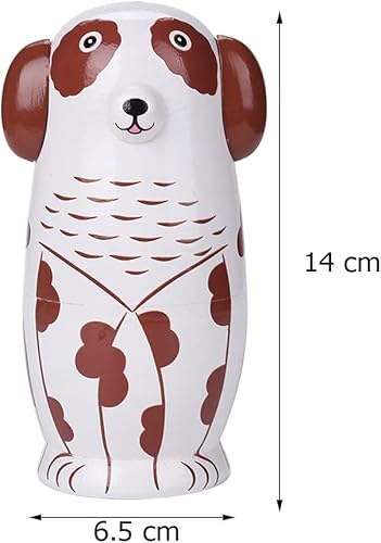 Miniatura 6 de SNRISE Muñecas rusas Matryoshka Muñeco de nieve de dibujos animados Juguetes de madera Muñeca de anidación Artesanía Niños Regalos Caja de Dulces