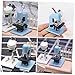 Kisangel 6pcs Miniature Dollhouse Microscopes Tiny Science Equipment Toys for Boy Girl Realistic Study Lab Accessories Safe Decoration