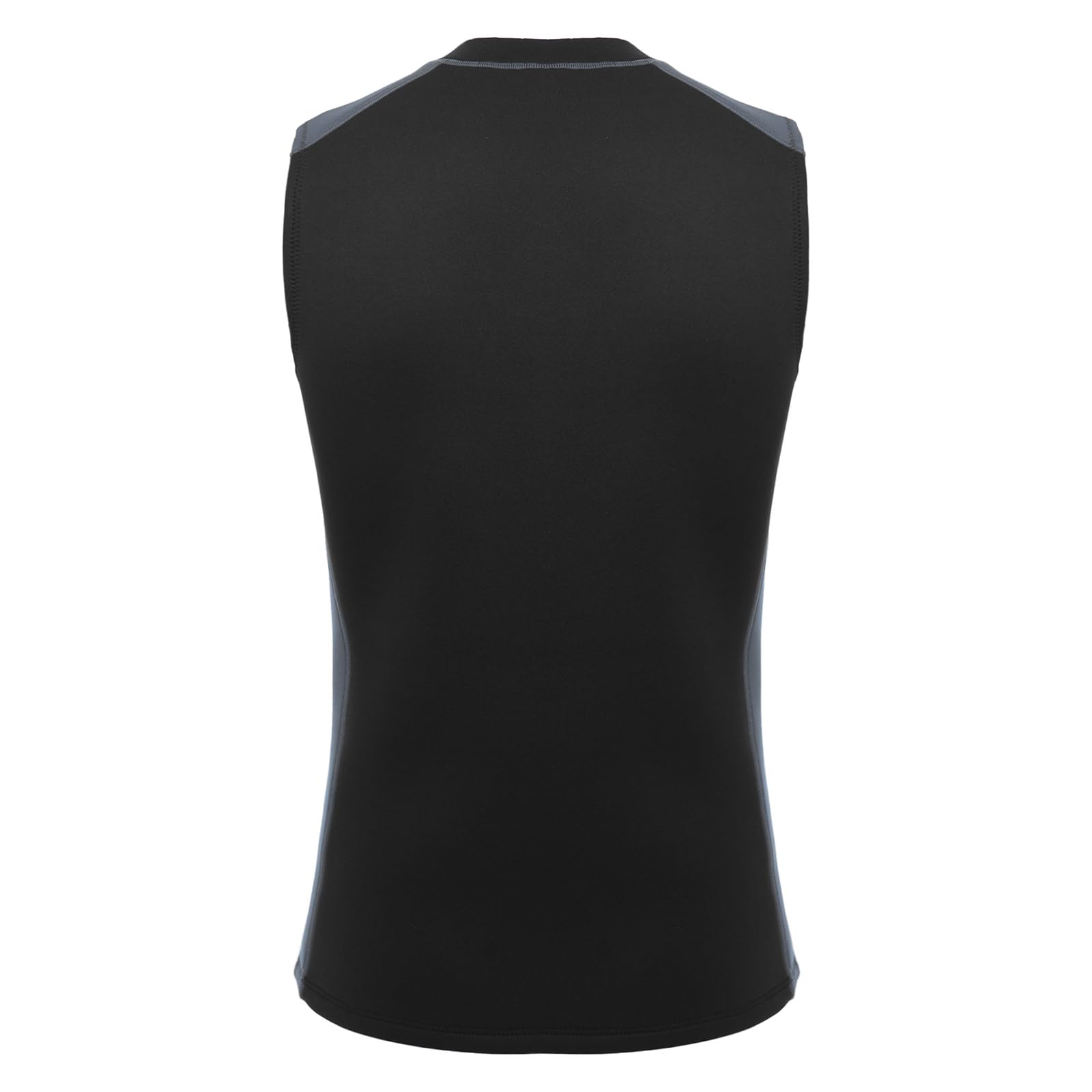 Uomo Gilet Immersione Maglietta Da Nuoto T Shirt Rashguard Gilet Tuta Immersioni Giacca Senza Maniche Maglia Protettiva Per Surf Grigio XXL