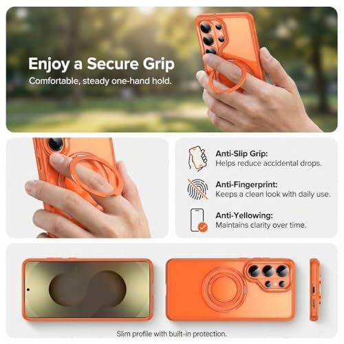 Coque antichoc Samsung S26 Plus transparente avec grip antidérapant robuste - 7