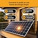 Kit Solar Balcón Svan con 2 Paneles Solares Bifaciales de 435W, Microinversor Wifi 800W, Plug & Play, Control desde APP, Protección IP68, Soporte de Montaje, Uso Exterior