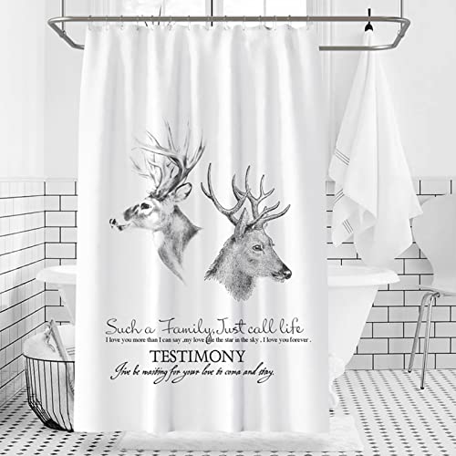Rideau de douche anti-moisissure 200x200 cm en polyester imperméable - 3