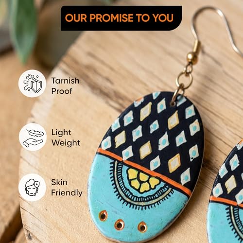 Image of Boho Ethnic Earrings Collection for Women - Colorful Tassel, Hoop, Stud, Drop, Chandelier & Huggie Styles Inspired by Festival Fashion