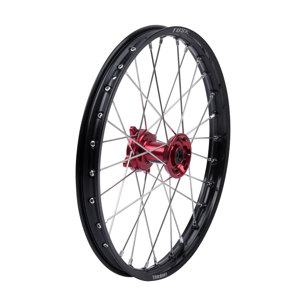 Amazon.com: Tusk Impact Complete Wheel - Front 19 x 1.40 Black Rim