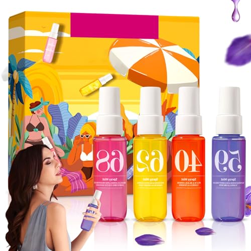 4 Piezas Unidades de Niebla de Perfume para Cabello y Cuerpo, 40...