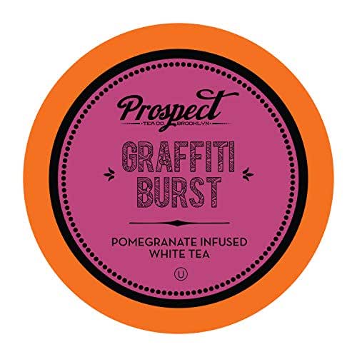 Prospect Tea Co. Pomegranate White Tea Pods Compatible with K