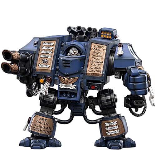 JOYTOY Warhammer 40k 1/18 Action Figure Mecha Space Marines Ultramarines Venerable Dreadnought 7.87inch Collectible Figurine Gifts Toys for Kids 15+ and Adults