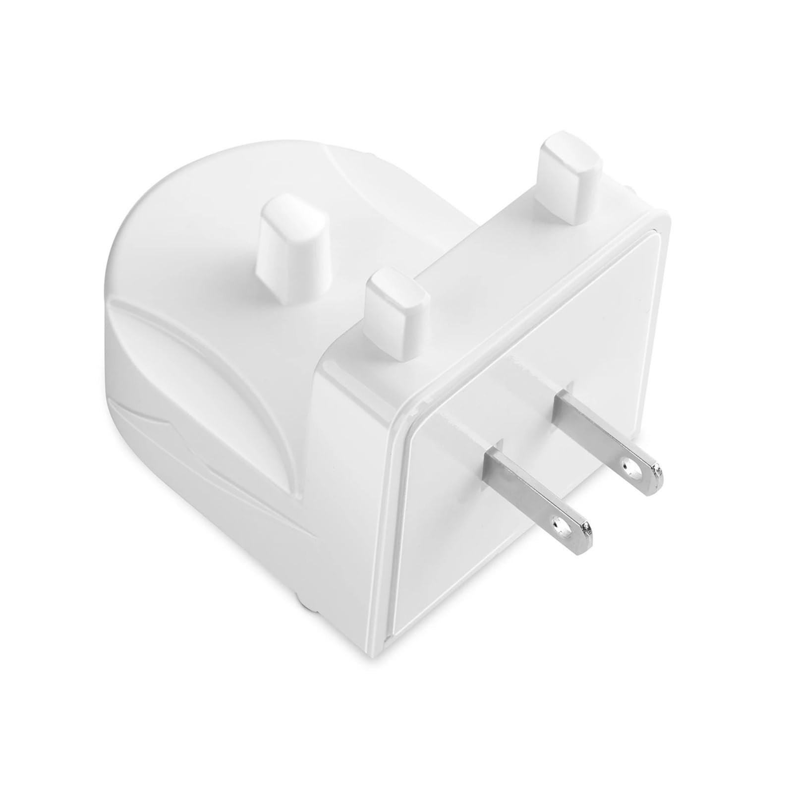 Caricabatterie da parete per spazzolino elettrico, compatibile con Oral-B e Braun, resistente all'acqua (US White)