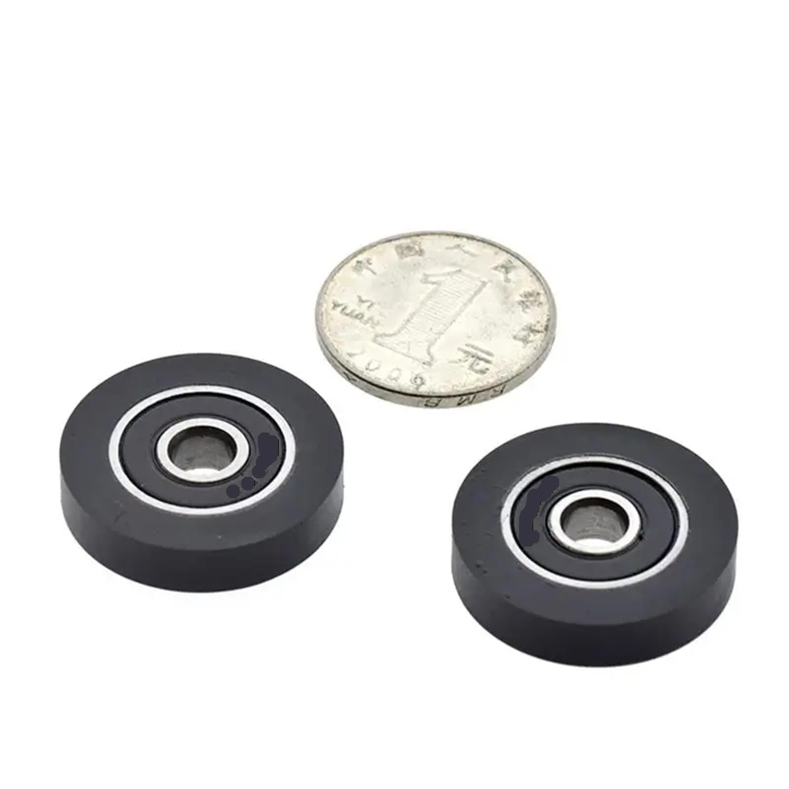 Compatibile con ruota guida in PU 6x28x6mm 626RS 10/50 pezzi | Ruota guida silenziosa in PU con cuscinetto 626RS for sistemi di trasporto.(10pcs)