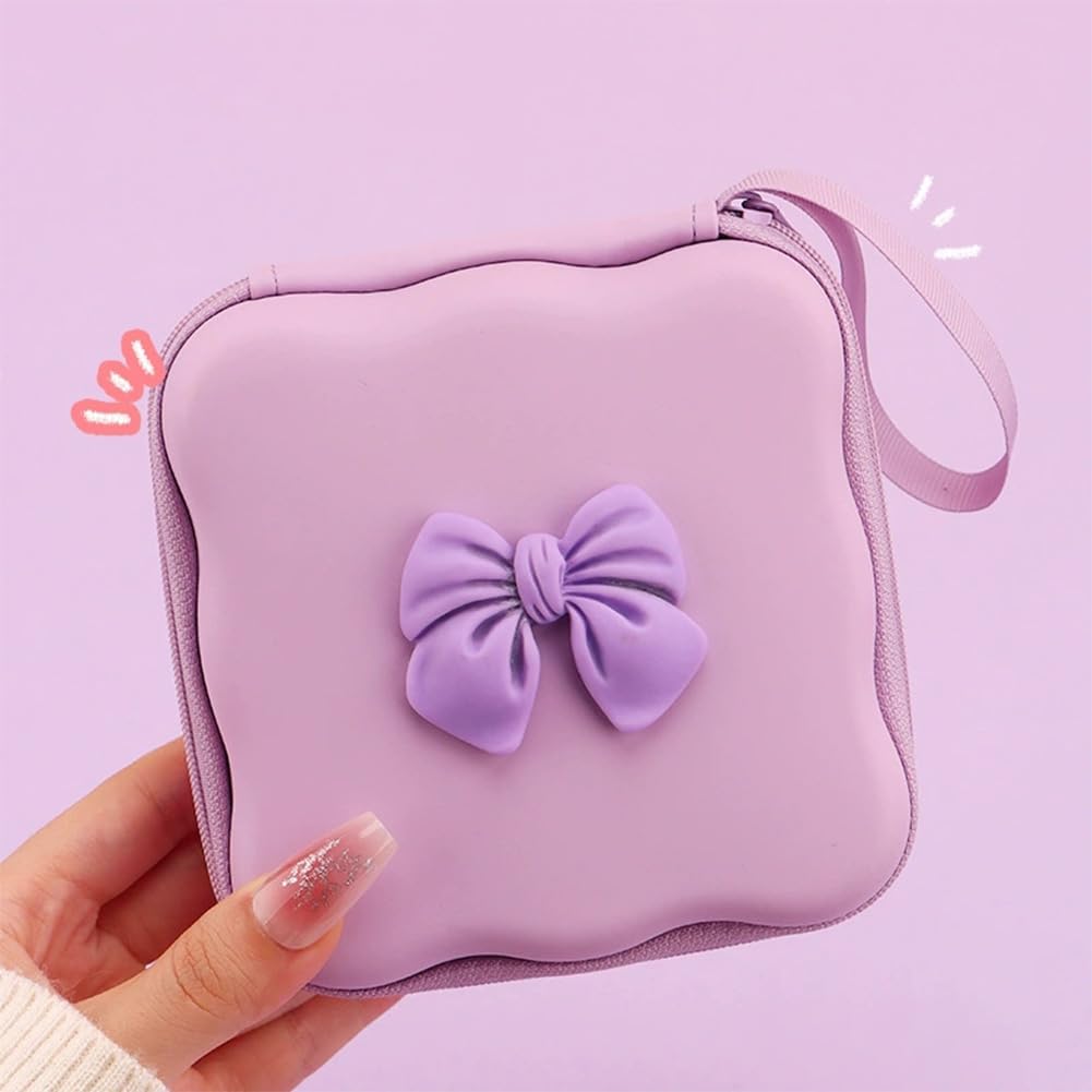 Small Travel Carrying Storage Case Charger Organizer Earphone Wire Saver Cable Cord Organizer Wireless Earphone Storage Box