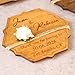 Wooden Wedding Favors Magnet for Guests Bulk - Wedding Wooden Favor Magnet - Wedding Favors and Party Favors - Pack of 10-300 Birthday and Party Magnets - Wedding Favors
