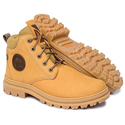 Bota Militar Cano Alto Macboot Arenito 02 Mostarda - 39