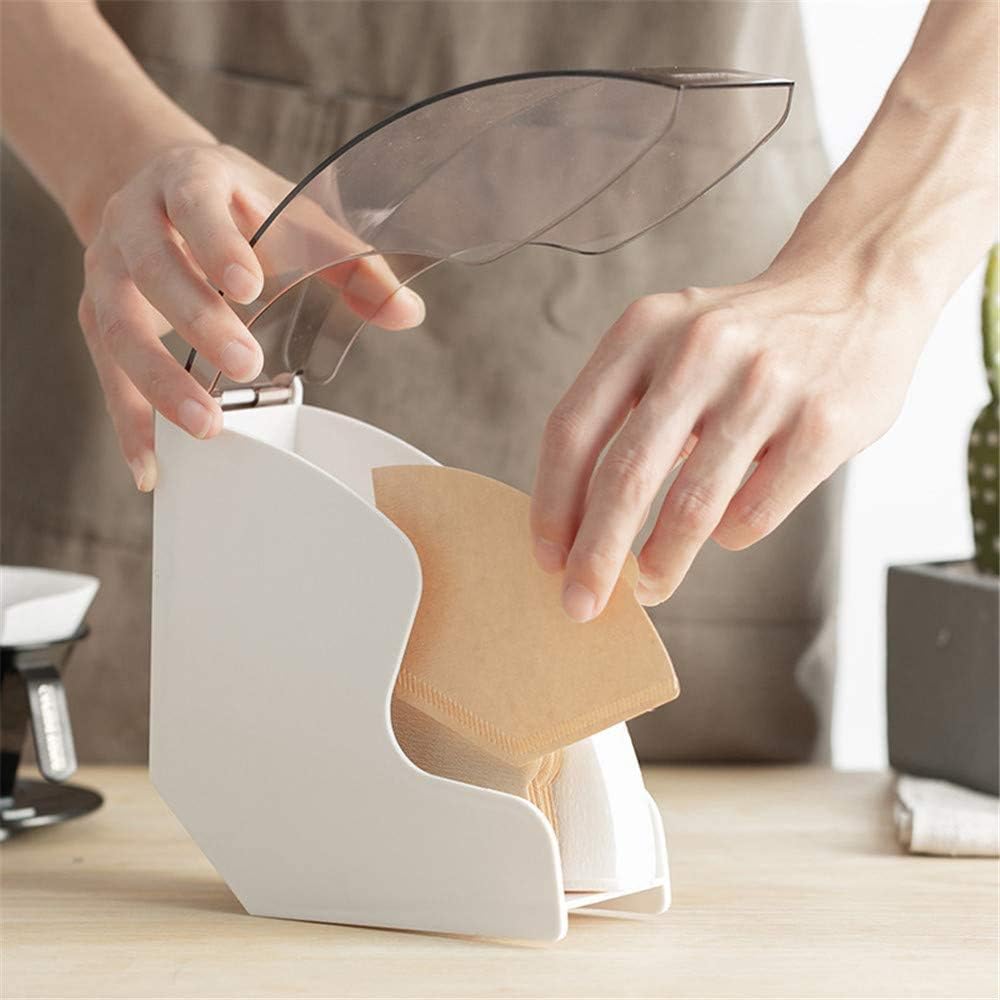 HOOM Acrylic Paper Coffee Filter Box (White)