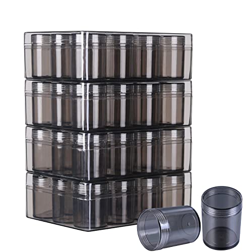 Image of Bead Organizer 12 Grids X 4 Pack Storage Containers and Storage, Round Storage Containers for Organizing, Lego Jewelry Nail Seed Stud Perler Small Parts Storage Organizers Container with Lids