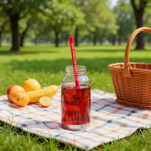 Pitillos desechables plásticos rojos pack 25 miniatura 5