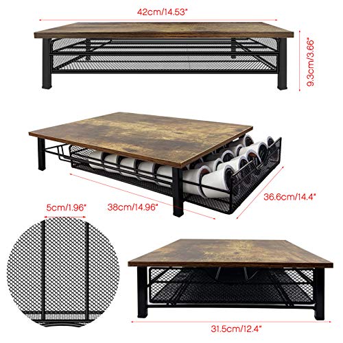 image for QUTREY Coffee Pod Drawer Holder for K-cups, 35 Capacity Capsule Pods S