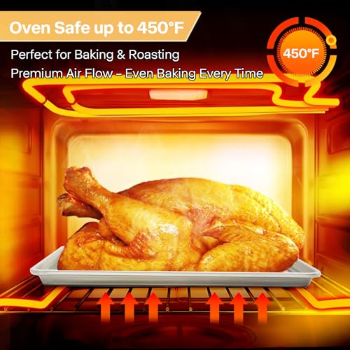 Heavy-Duty Non-Stick Baking Sheet Set - 3-Piece - Image 5