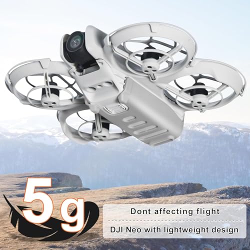 Landing Gear for DJI Neo Accessories, Drone Battery Protection 2-in-1 for DJI Neo Drone, Landing Gear Battery Protector(Grey)
