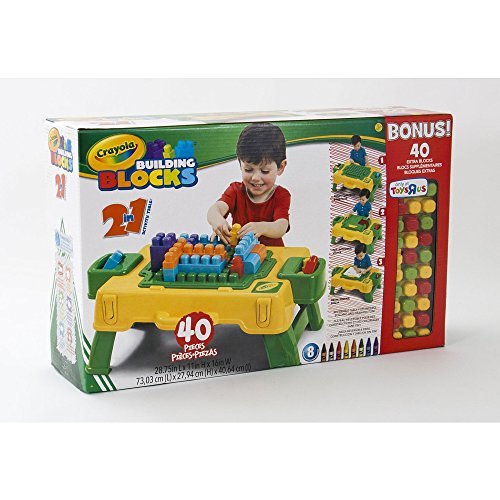 crayola building blocks table