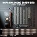 EZARC Electric Screwdriver Set, 181 in 1 Cordless Screwdriver, 3 Torque Settings with 160 Magnetic Precision Bits, Power Screwdriver Repair Tool Kit for Phone Laptop Camera Watch Computer