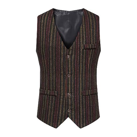 Mens Vintage Medieval Gilet Slim Fit Vest Cover