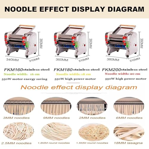 Machine électrique à nouilles 550W pour réussir vos pâtes maison
