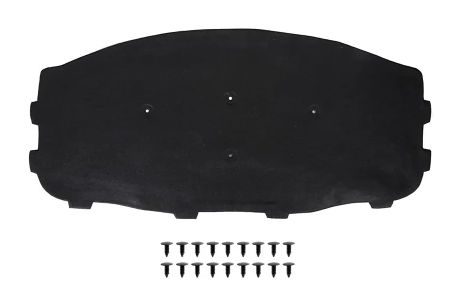 for BMW for 3 Series E46 320i 325i 328i 330i Car Black Front Hood Insulation Pad with Bucklesfor 51488193941 Car Sound Insulation Cotton