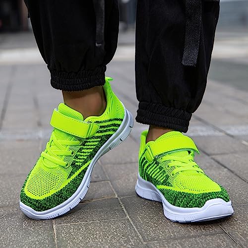 IWIHMIV Kids Tennis Running Shoes Athletic Lightweight Sports Lightweight Walking Shoes for Boys Girls4