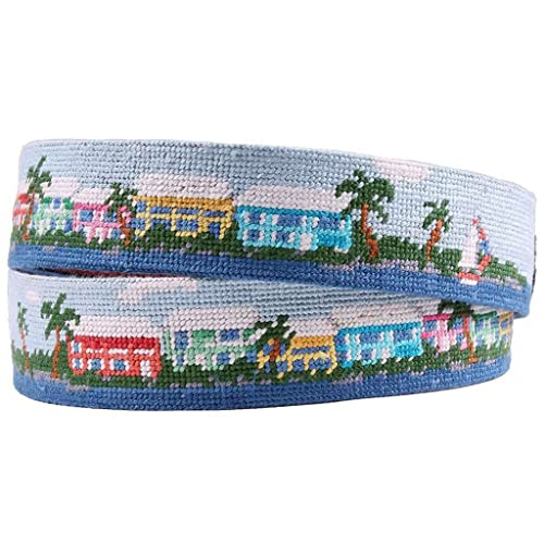 Island Time Needlepoint Belt by Smathers & Branson3